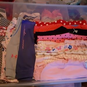 6 to 9 month girls clothes and size 2c shoes